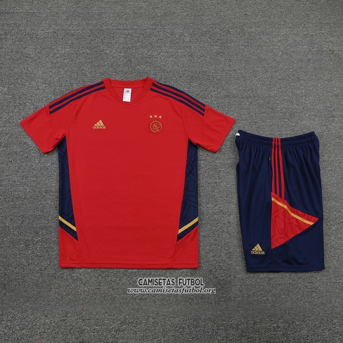 Chandal del Ajax Manga Corta 2022/2023 Rojo - Pantalon Corto